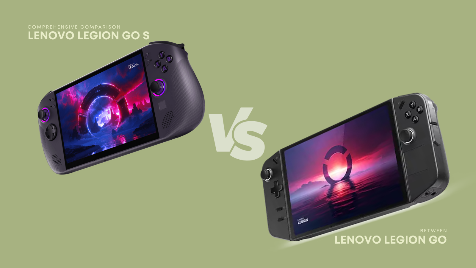 Lenovo Legion Go S vs Legion Go Comparison