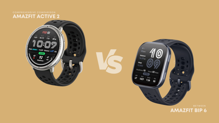 Amazfit Active 2 vs Bip 6
