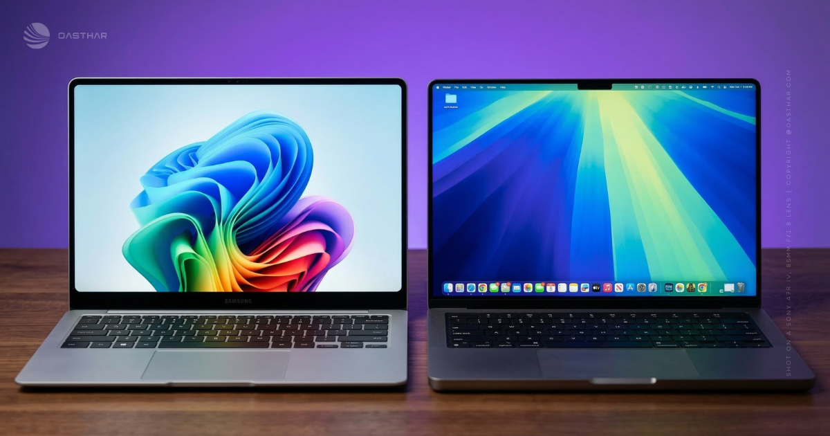 Galaxy Book6 Pro vs Apple MacBook Pro M4 Comparison