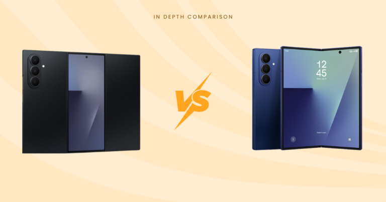 Galaxy Z TriFold vs Galaxy Z Fold 7 Comparison