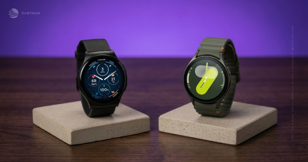 Motorola Moto Watch vs Galaxy Watch 7 Design & Build Quality