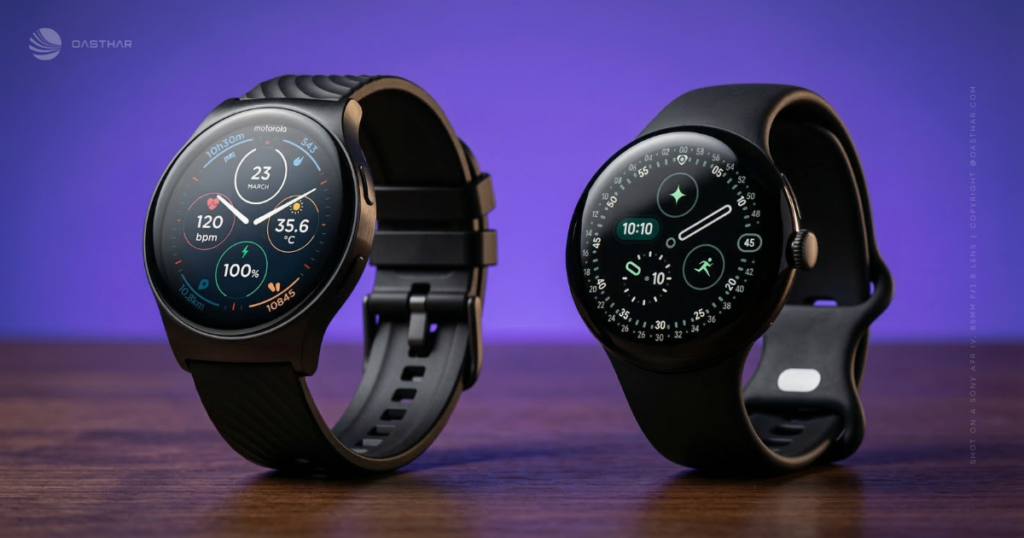 Motorola Moto Watch vs Google Pixel Watch 4 Cameras, Mic & Speakers