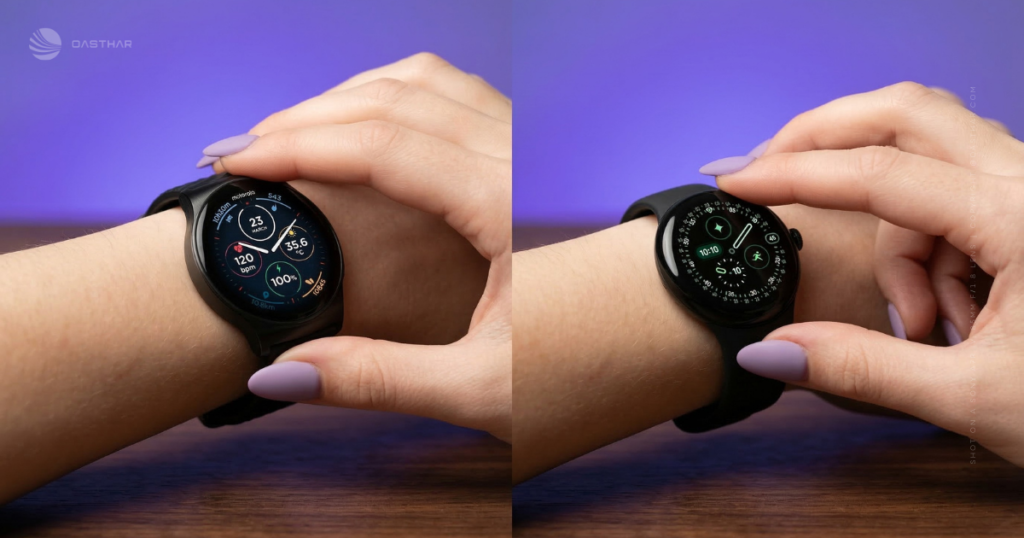 Motorola Moto Watch vs Google Pixel Watch 4 Display Quality