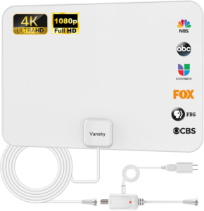 Best Buy Essentials Thin Indoor HDTV - Best Budget TV Antenna