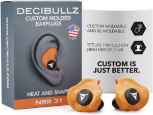 Decibullz Custom Molded Earplugs - Best Custom Fit Hearing Protection