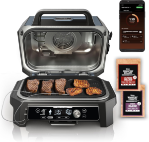 Ninja Woodfire Pro Connect Premium XL - Best Electric Grills for Large Families