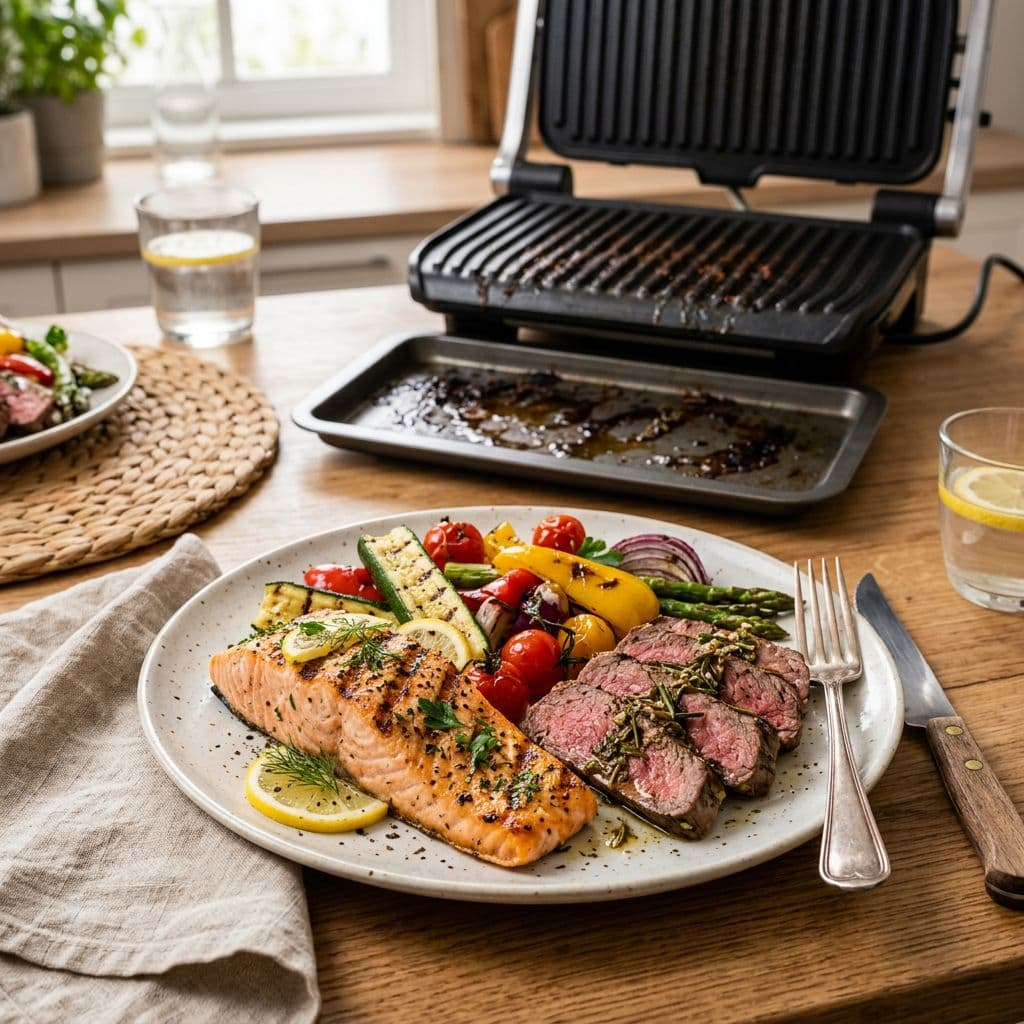 Fast safety checklist: temp control, flip often, pre cook and clean up - Is Cooking on an Electric Grill Healthy