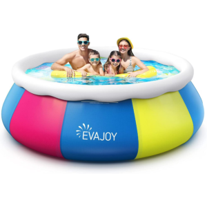EVAJOY Easy Set Inflatable Swimming Pool - Best Simple Setup Inflatable Pool