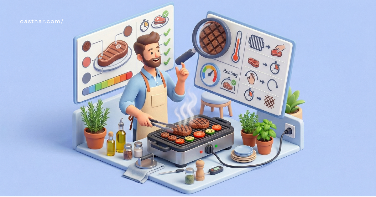 How to Electric Grill Sear Steak and Get Grill Marks (2026)