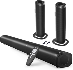 Puriom 2-in-1 Soundbar - Best Budget Soundbar