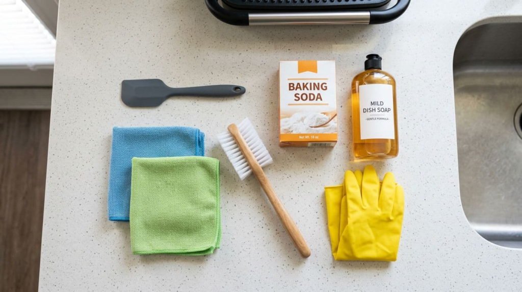 Before you start, your safety checklist and the simple cleaning kit that works - How to Clean Electric Grill