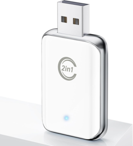CZOCPOS 2-in-1 CarPlay Adapter - Most Versatile CarPlay Adapter