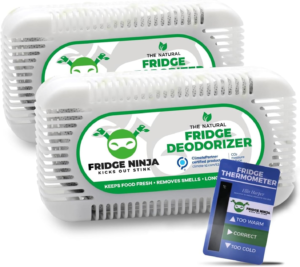 Ellis Harper Fridge Ninja Deodorizer - Best Odor Eliminator for Refrigerators